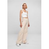 Urban Classics - Heavy Terry Garment Dye Slit Dames joggingbroek - Roze