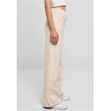 Urban Classics - Heavy Terry Garment Dye Slit Dames joggingbroek - Roze