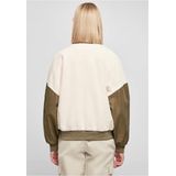 Urban Classics Tussenjas  sand / olijfgroen