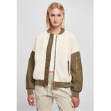 Urban Classics Tussenjas  sand / olijfgroen