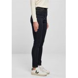 Urban Classics - Organic High Waist Skinny jeans Donkerblauw