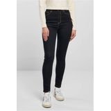 Urban Classics - Organic High Waist Skinny jeans Donkerblauw