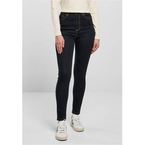 Urban Classics - Organic High Waist Skinny jeans Donkerblauw