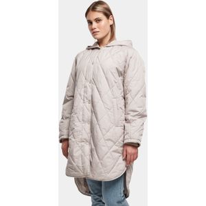 Urban Classics Ladies Oversized Diamond Quilted Hooded Coat