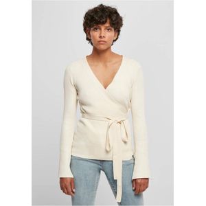 Urban Classics - Rib Knit Wrapped - Lange Cardigan - Ivoorkleurig
