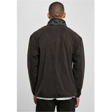 Urban Classics - Patched Micro Fleece Jacket   Zwart