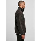 Urban Classics - Patched Micro Fleece Jacket   Zwart