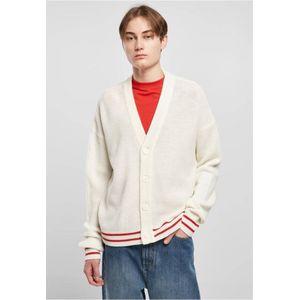 Urban Classics - Sporty Boxy Cardigan - Ivoorkleurig - Herenvest