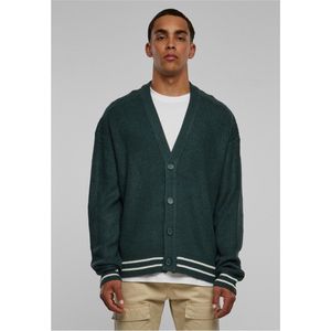 Urban Classics - Sporty Boxy Cardigan - Groen