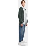 Urban Classics - Sporty Boxy Cardigan - Ivoorkleurig - Herenvest