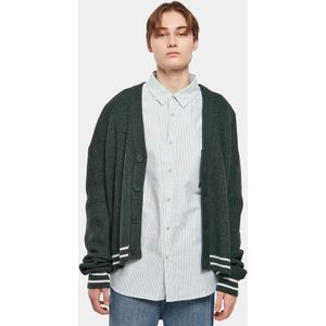 Urban Classics - Sporty Boxy Cardigan - Ivoorkleurig - Herenvest