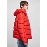 Urban Classics - Hooded Gewatteerd jack   Rood