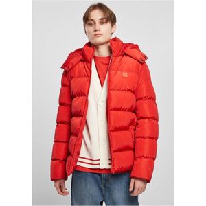 Urban Classics - Hooded Gewatteerd jack   Rood