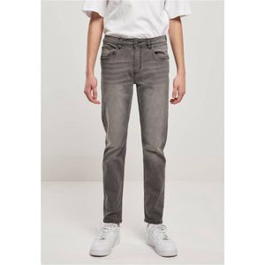 Urban Classics - Stretch Denim Pants midgrey Broek rechte pijpen Grijs