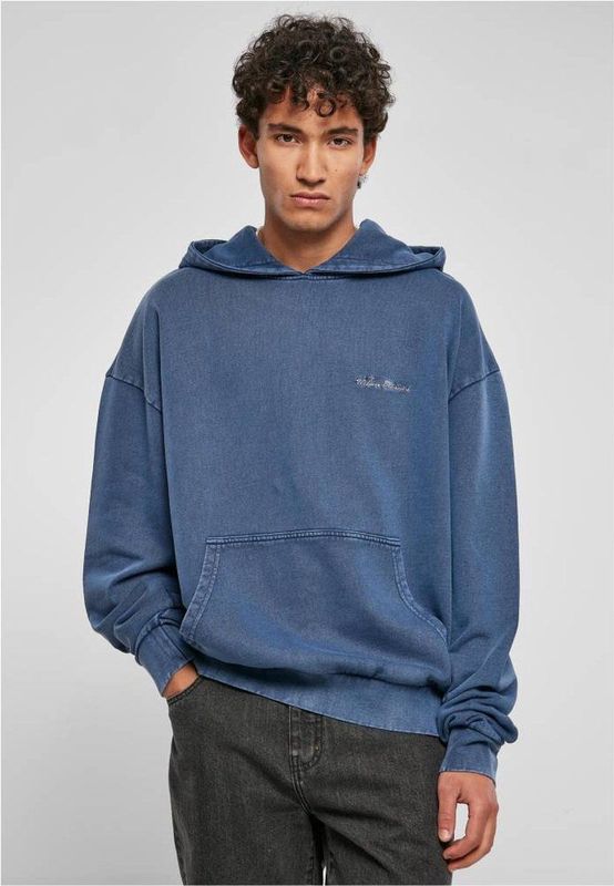 Urban Classics - Small Embroidery Hoodie/trui - Blauw