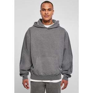 Urban Classics Heavy Terry Garment Dye Hoody sweatshirt voor heren, donkershadow, S, Darkshadow., S