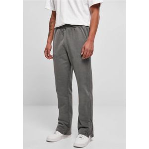 Urban Classics - Heavy Terry Garment Dye Slit Heren joggingbroek - Grijs