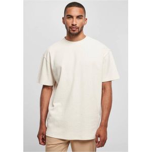 Urban Classics - Oversized Waffle Shirt Ivoorkleurig