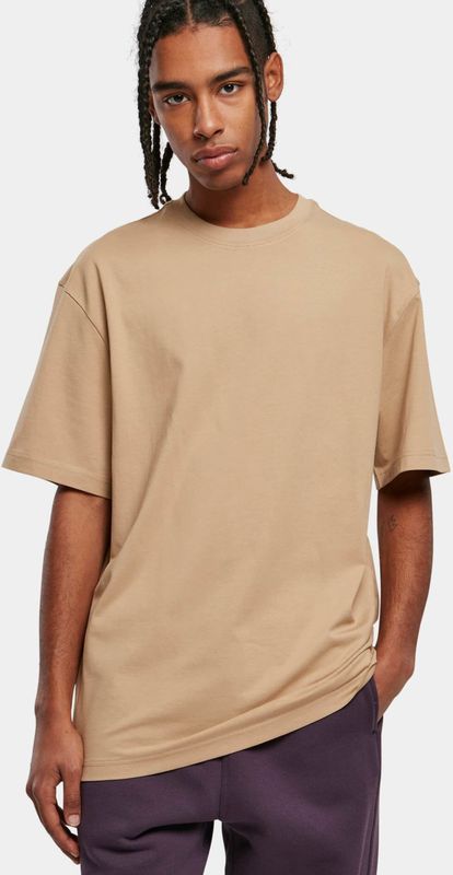 Urban Classics - Tall Heren T-shirt - Beige