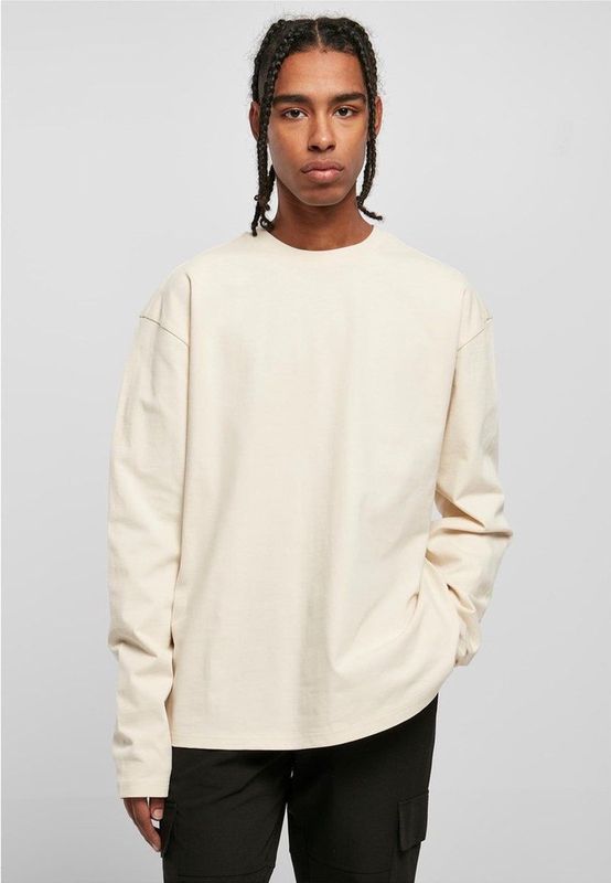 Urban Classics - Ultra Heavy - Longsleeve Shirt - Lichtbeige - Lange Mouw