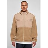 Urban Classics - Patched Sherpa - Tussenjas - Geen Kleur - 100% Polyester