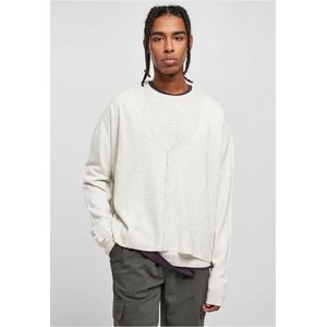 Urban Classics - Eco Mix Boxy Lange cardigan - XXL - Grijs