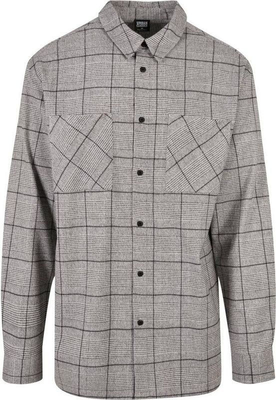 Urban Classics Overhemd  grijs / zwart