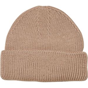 Urban Classics - Knitted wool Beanie Muts - Beige