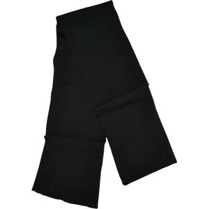 Urban Classics Uniseks gerecyclede basic sjaal, zwart, één maat, zwart, One Size