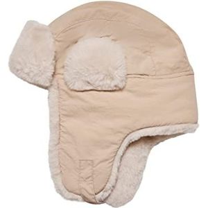 Urban Classics Uniseks nylon hoed voor kinderen, beige, maat M, Beige