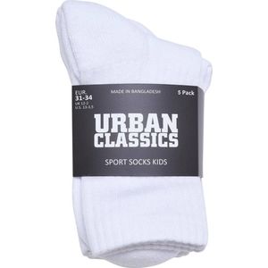 Urban Classics Uniseks sokken, wit, 39-42 EU