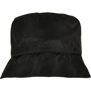 Flexfit - Nylon Sherpa reversible Bucket hat / Vissershoed - Zwart/Wit