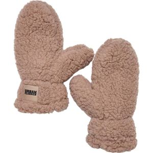 Urban Classics - Sherpa Winterhandschoenen Kinderen - L/XL - Beige