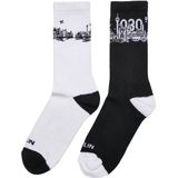 Mister Tee Chaussettes Unisexe-Adulte, Multicolore (Black/White), 39/42 EU