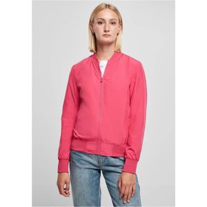 Urban Classics Lichtgewicht bomberjack voor dames, damesjas (1 stuk), Hibiscus roze