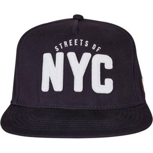 Cayler & Sons Unisex Street of NYC Baseball Cap Navy / Offwhite One Size Navy / Offwhite Navy / Offwhite One Size, marineblauw/gebroken wit