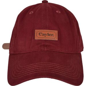 Cayler & Sons - Classy Patch Curved Verstelbare pet - Bordeaux rood