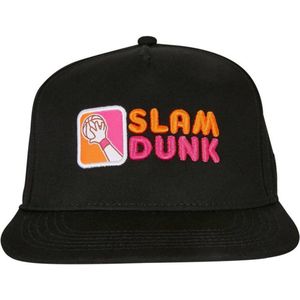 Cayler & Sons Slam Dunk Unisex Cap met geborduurd opschrift en front patch, One Size, zwart/MC