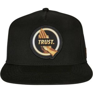 Cayler & Sons Unisex Trust Baseball Cap, Zwart/Goud, One Size, zwart/goud, Eén maat
