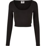 Urban Classics - Organic Cropped Longsleeve top - Beige