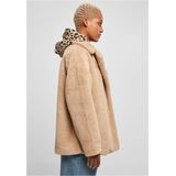 Urban Classics - Lapel Teddy Jacket   Beige