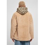 Urban Classics - Lapel Teddy Jacket   Beige