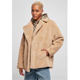 Urban Classics - Lapel Teddy Jacket   Beige