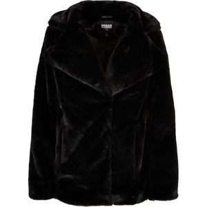 Urban Classics - Lapel Teddy Jacket   Zwart