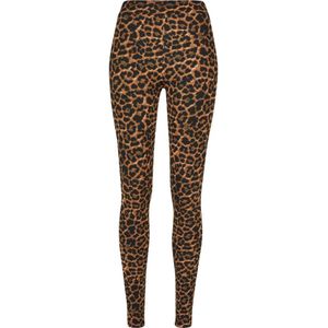 Urban Classics - Soft AOP - Legging - Zwart - 85% Polyester 15% Elastaan