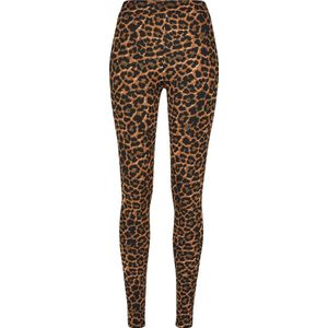 Urban Classics - Soft Darkleo - Leggings - Bruin - 85% Polyester, 15% Elastaan