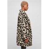 Urban Classics Tb5432-Ladies Oversized Aop Sherpa Coat Damesjas, Sandleo