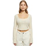 Urban Classics - Short Rib Corsage Longsleeve top - Groen