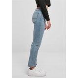 Urban Classics - Low Waist Straight Denim Broek rechte pijpen Blauw