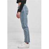 Urban Classics - Low Waist Straight Denim Broek rechte pijpen Blauw
